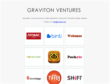 Tablet Screenshot of graviton.com